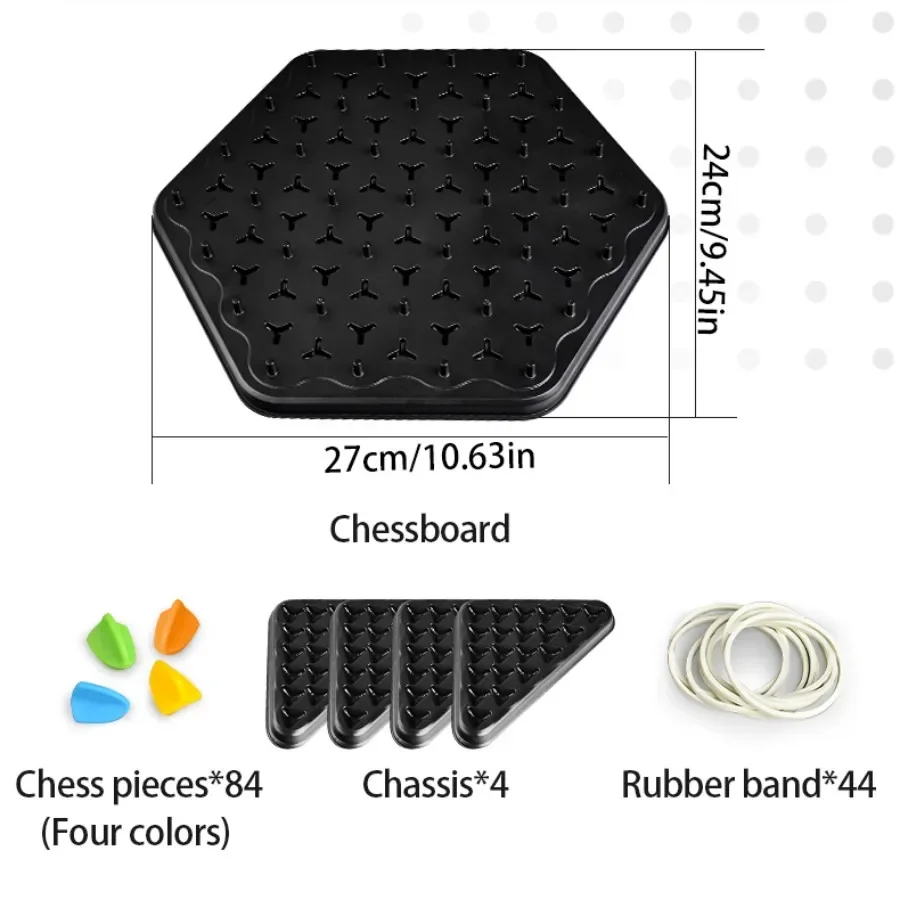 Chain Link Geometry Puzzle Game, Family Multiplayer Strategy Board Game, Educational Brain Training Toy for Kids & Adults, Inter thumbnail 4