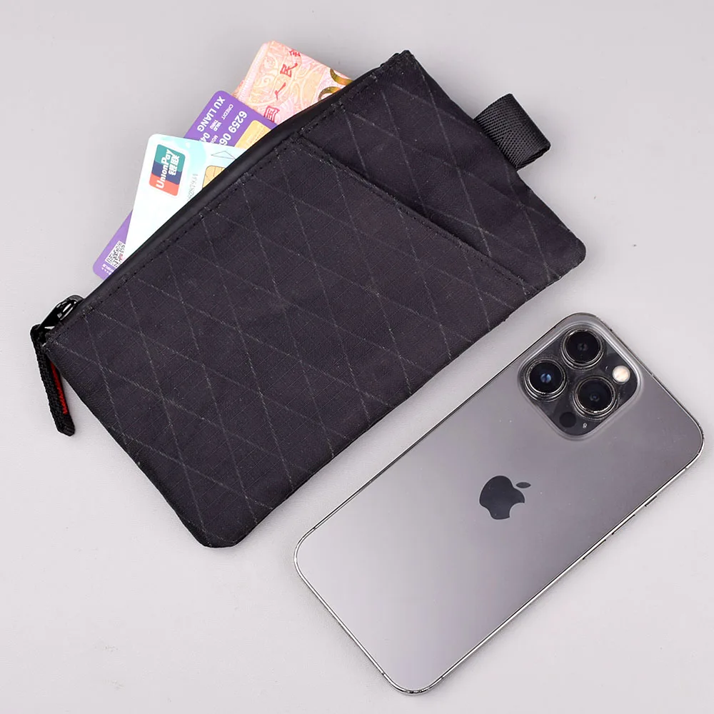 RFID Mens Travel Wallet XPAC Clutch Bag Fashion Men Women Leisure  Phone Key Card Holder Storage Bag Nylon Zipper Purse thumbnail 3