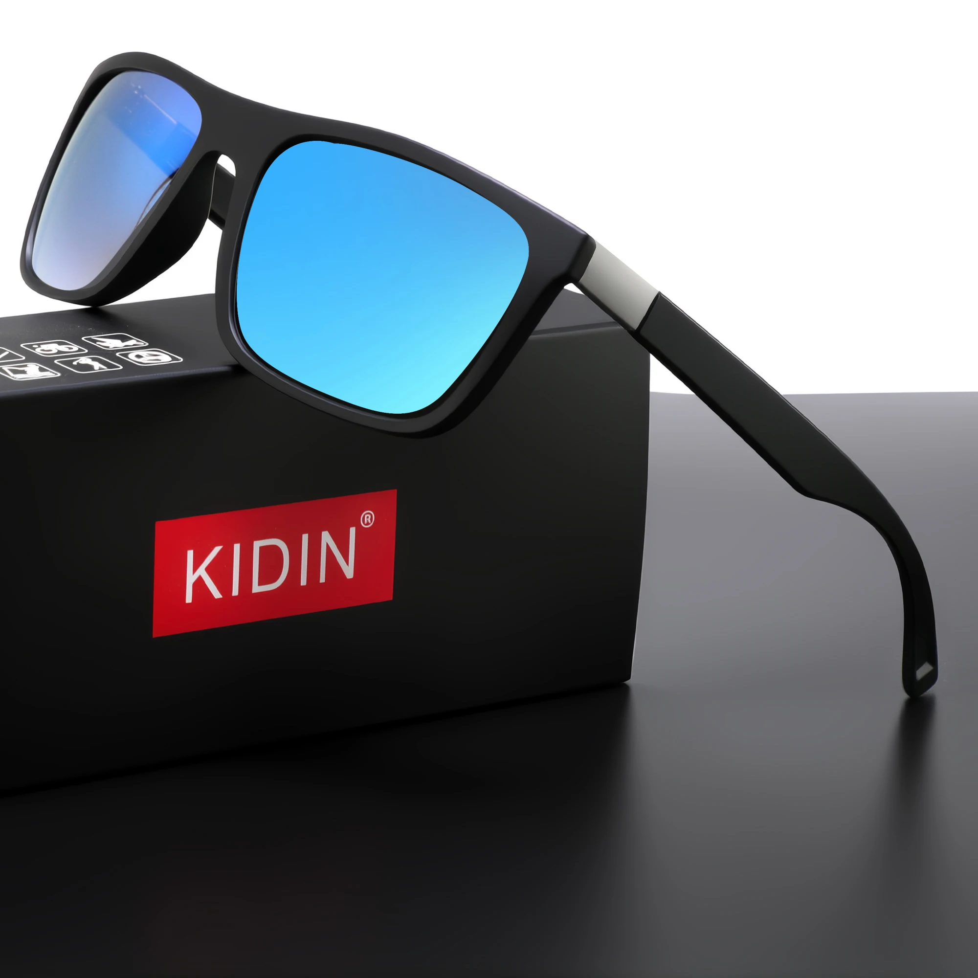 Sport Polarized Sunglasses Men UV400 Driving Fishing Outdoor Square Sun Glasses Lightweight Classic Style Travel Summer Vacation thumbnail 4