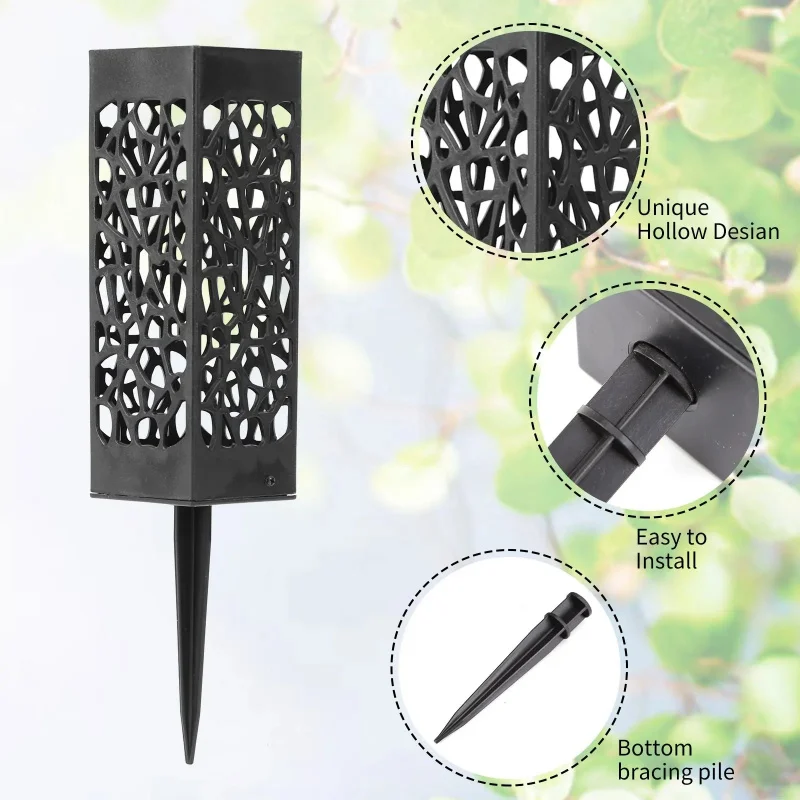 1/2/4PCS Cemetery Vase Plastic Cemetery Vase Decorations Gravestone Grave Yard Ground Outdoor Flower Marker Home Decorations thumbnail 4