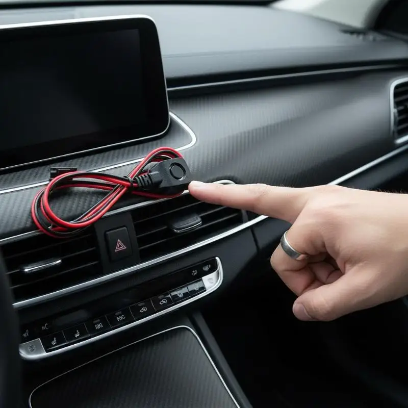 2PCS Automotive Security Alarm Switch Button Plastic Emergency Panic Push Switch For Car Safety System thumbnail 5