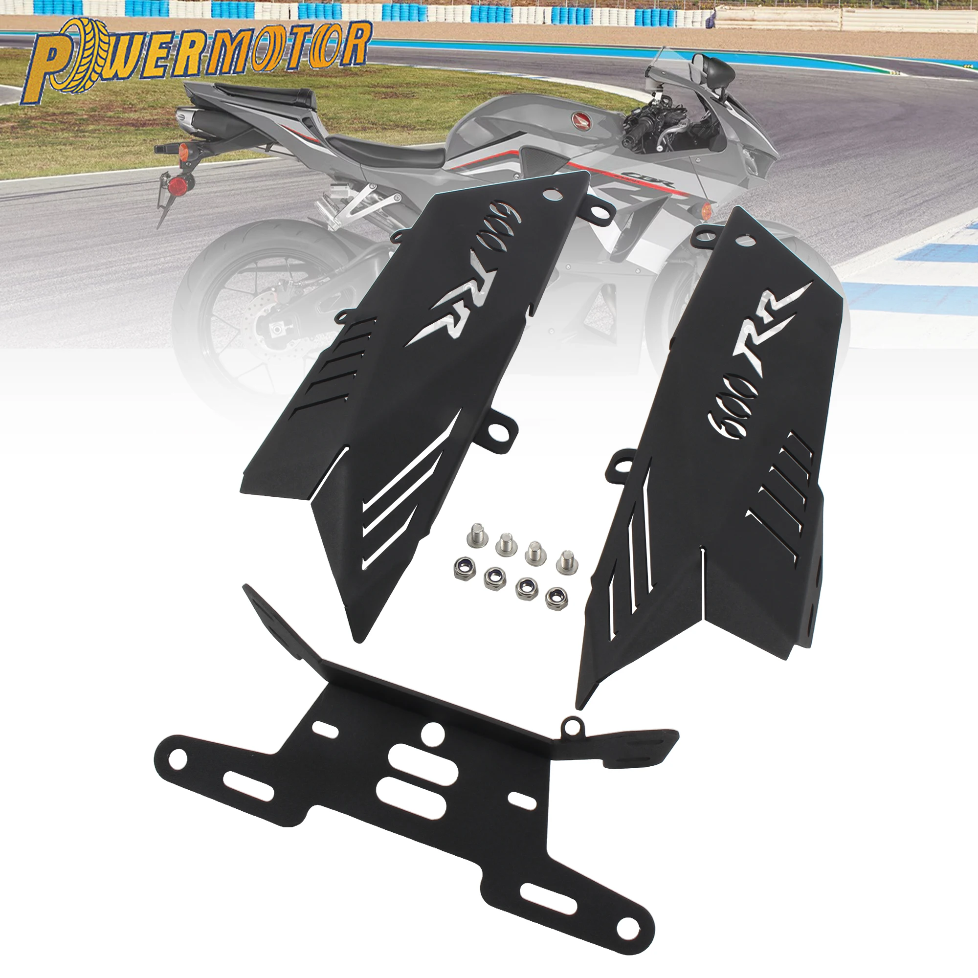 Motorcycle Frame Tail Tidy Bracket Fender Eliminator For Honda CBR600RR 2007-2009 2010 2011 2012 Sportbike Rear Modified Bracket