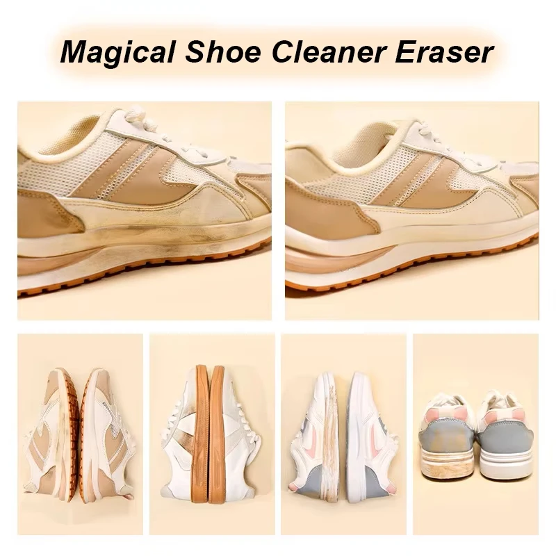 Suede & Sneaker Shoes Cleaning Eraser Matte Leather Shoes Care Whitening Velvet Leather Revitalizer & Stain Remover Tool thumbnail 5