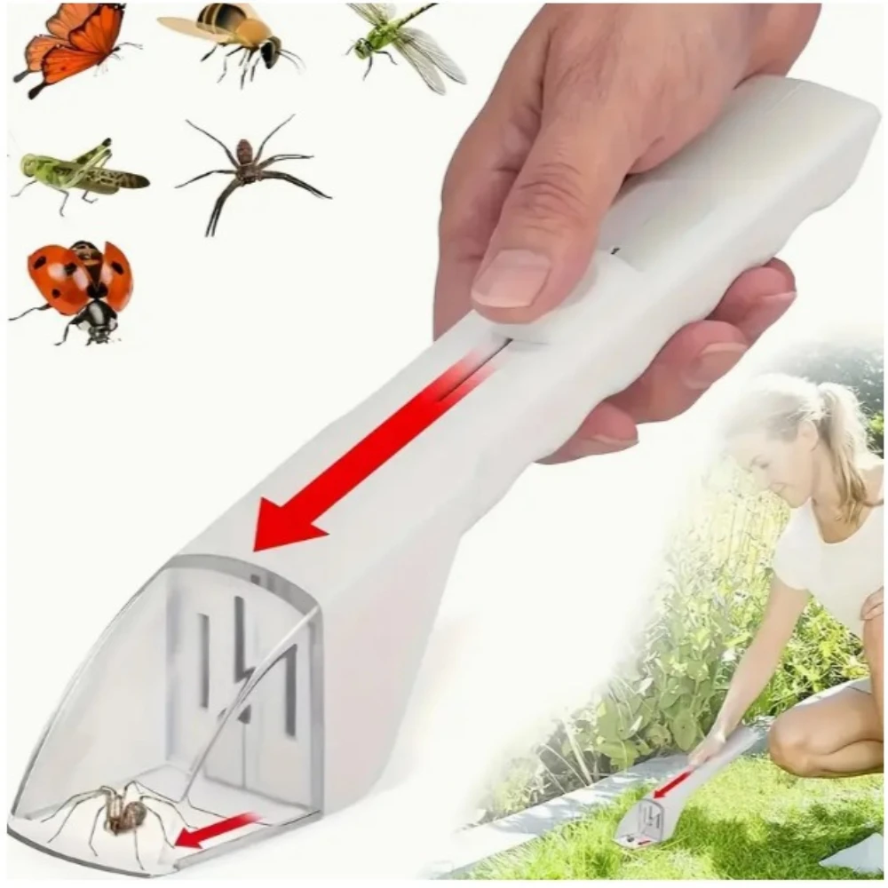 1/3/5pcs Safe Handheld Pest Catcher Clamp Portable Insect Trap Tool for Home Garden to Catch Spiders and Bees Easily thumbnail 2