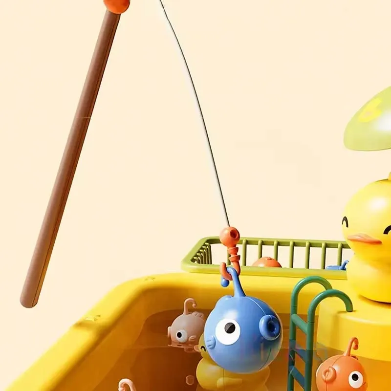 New Kids Kitchen Sink Electric Dishwasher With Running Toy Water Pretend Play Food Fishing Toys Role Play Kids Birthday Gifts thumbnail 5