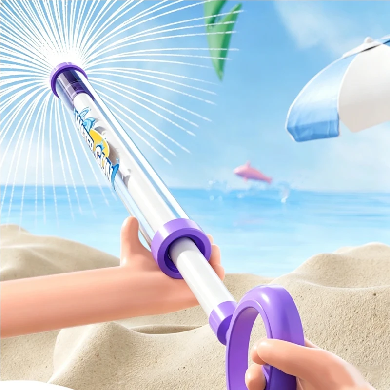 Firework Water Gun for Pool Beach Backyard Party Pull Out Water Blaster Soaker Summer Outdoor Water Fight Toy for Kids & Adults thumbnail 4