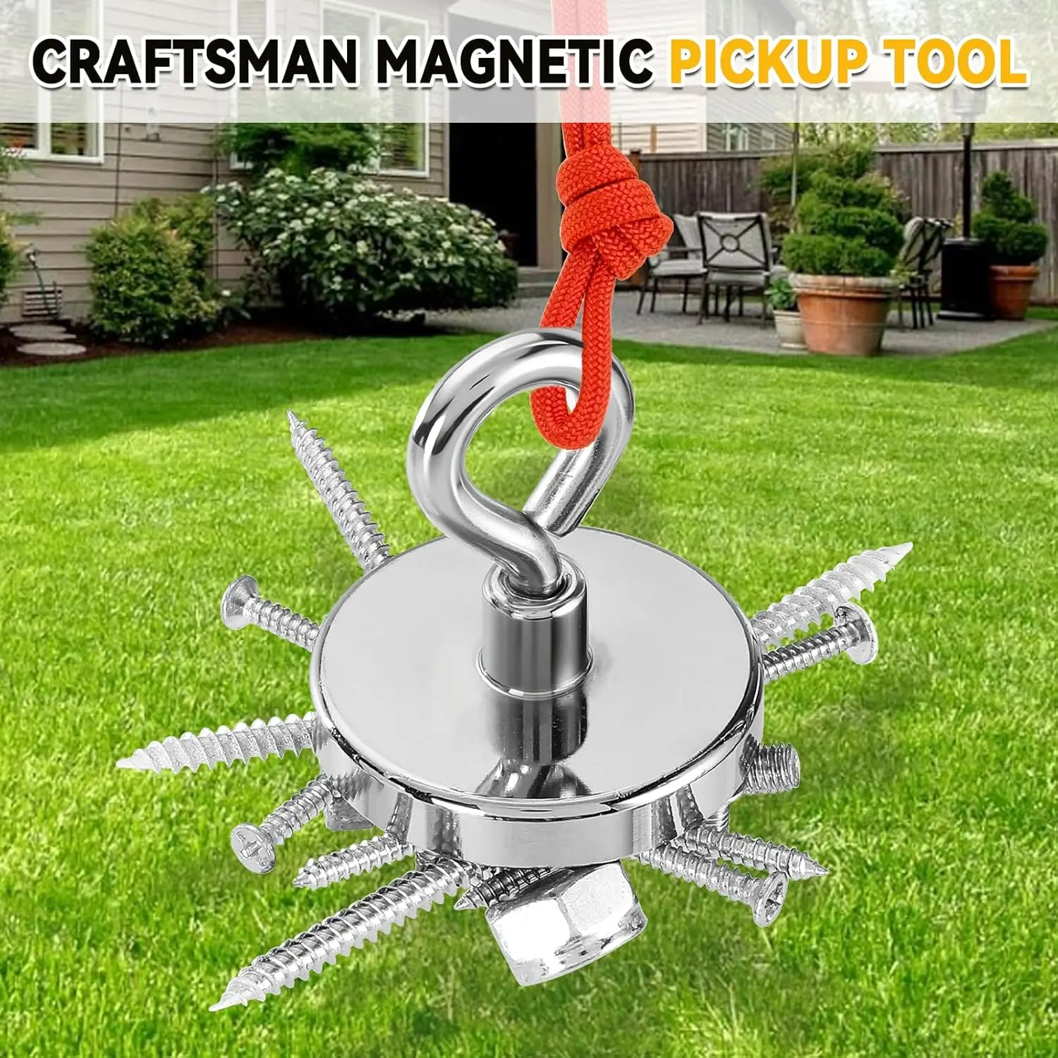 MAGFIX Powerful Strong Neodymium Fishing Magnet Imanes Neodymium Magnet Salvage Magnet for Magnetic Fishing Metal Retrieving thumbnail 6