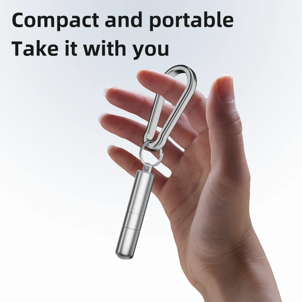 2 in 1 SIM Card Tray Removal Tool Portable Mini Keychain Eject Pins EDC Aluminum Alloy Earphone Cleaning Brush Headphone thumbnail 5