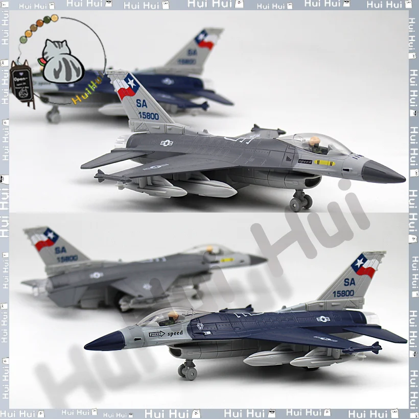 F16 Fighter Jet Alloy Diecast Model Military Aviation Aircraft Display Stand Desktop Decor Ornament Gift Boxed