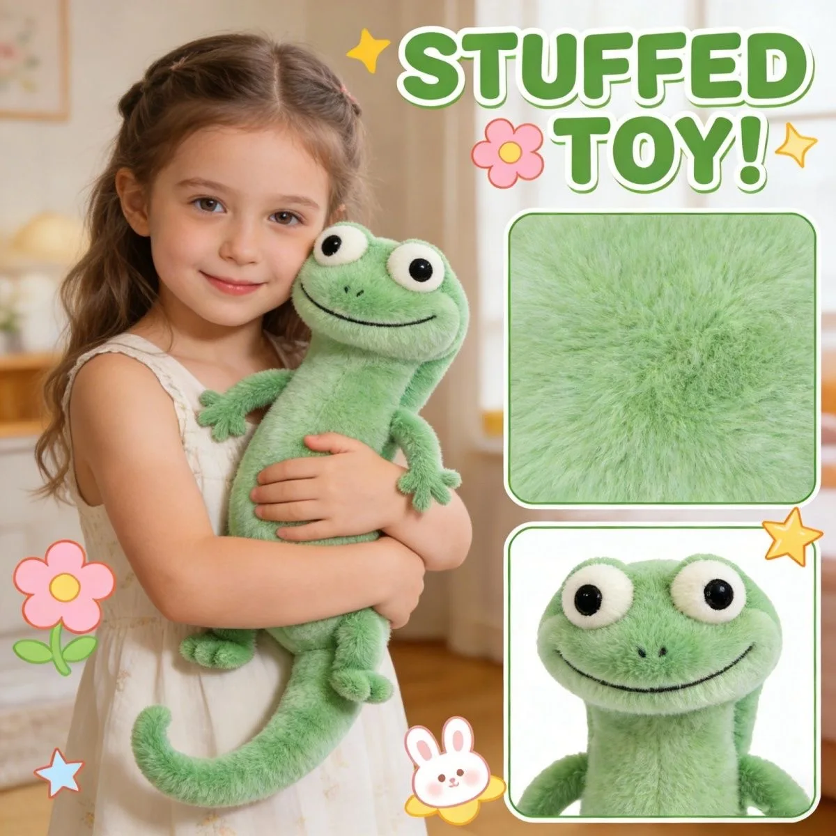 25CM Lizard Plush Doll Anime Peripherals Lizard Simulation Animal Stuffed Toys thumbnail 2
