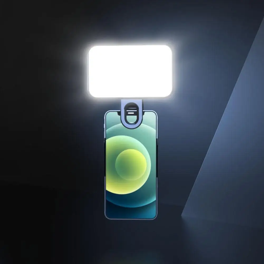 Portable Clip-On LED Fill Light - 3 Brightness Levels, Rechargeable Selfie & Video Conference Light for Phones & Laptops thumbnail 4