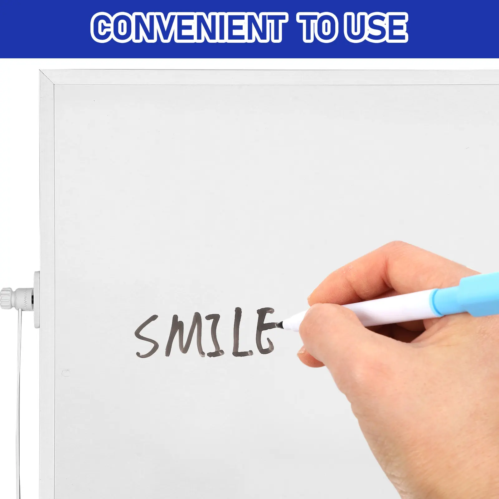 Magnetic Whiteboard Erasable Desk Dry Erase Board with Rounded Corners Aluminum Alloy Frame Multi-Use Writing Board for Office thumbnail 5