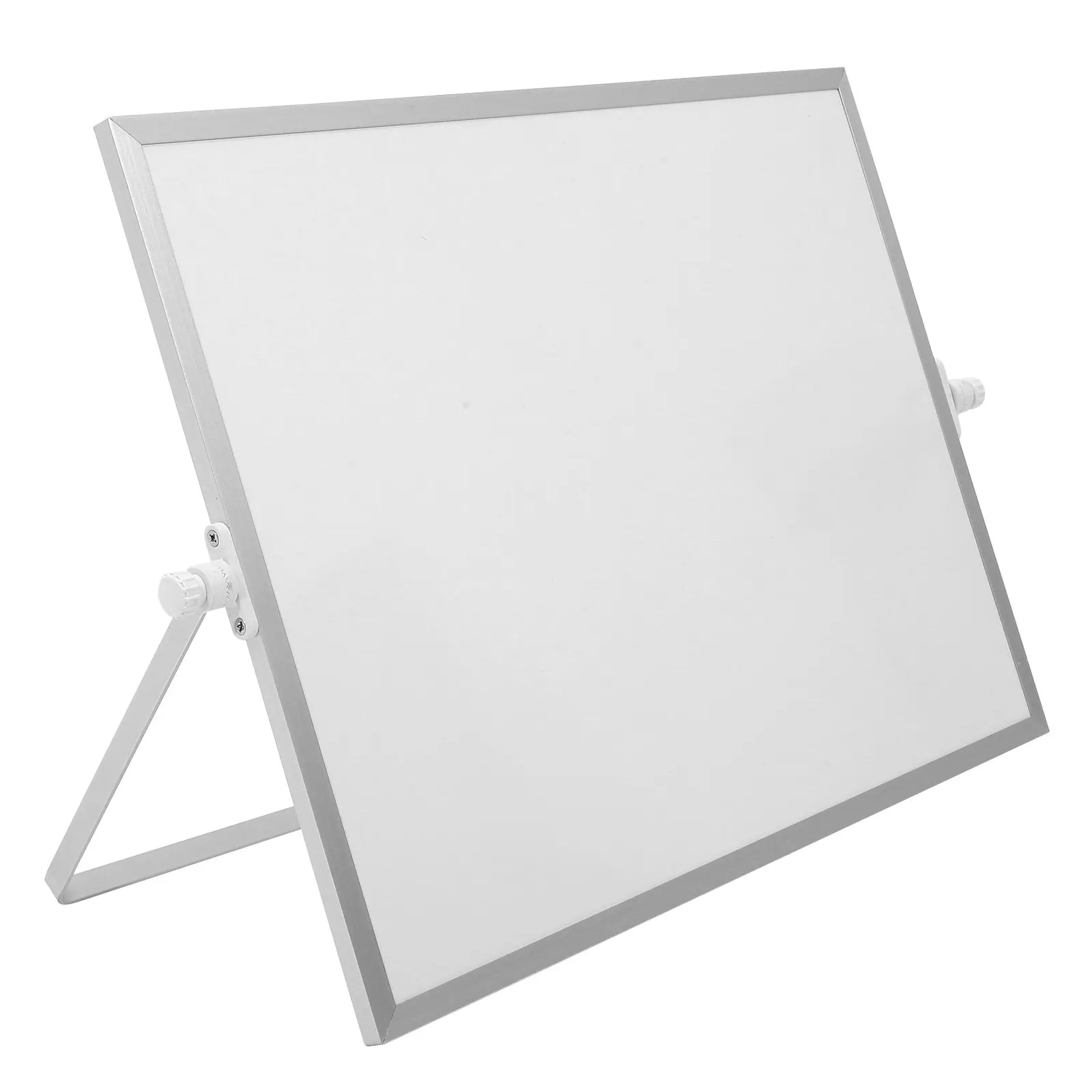 Magnetic Whiteboard Erasable Desk Dry Erase Board with Rounded Corners Aluminum Alloy Frame Multi-Use Writing Board for Office