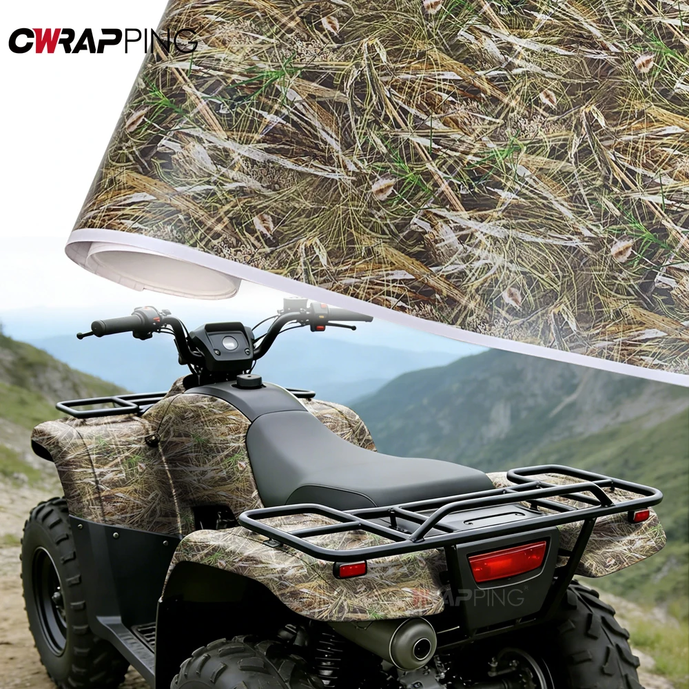 Film Wrapping Foil Self-adhesive Car Wrap Film Waterproof Stickers for Car Styling and Trim Leaf Camouflage Anti-Scratch Vinyl