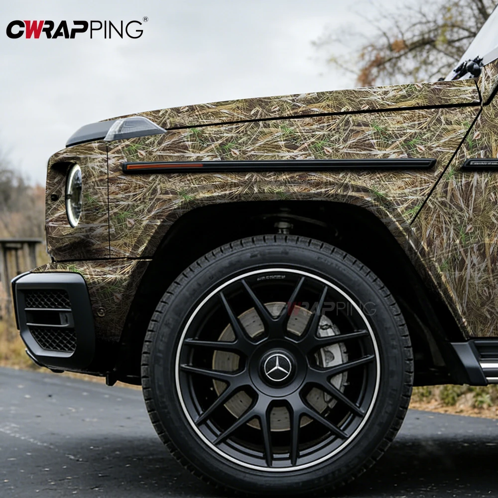 Film Wrapping Foil Self-adhesive Car Wrap Film Waterproof Stickers for Car Styling and Trim Leaf Camouflage Anti-Scratch Vinyl thumbnail 5