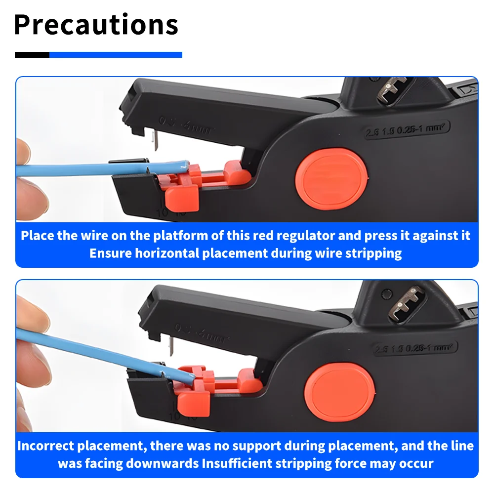 FS-D5 Series Automatic Crimping Wire Stripper Pliers Electrician Tool Cable Peeling Cutter Hand Tool thumbnail 4