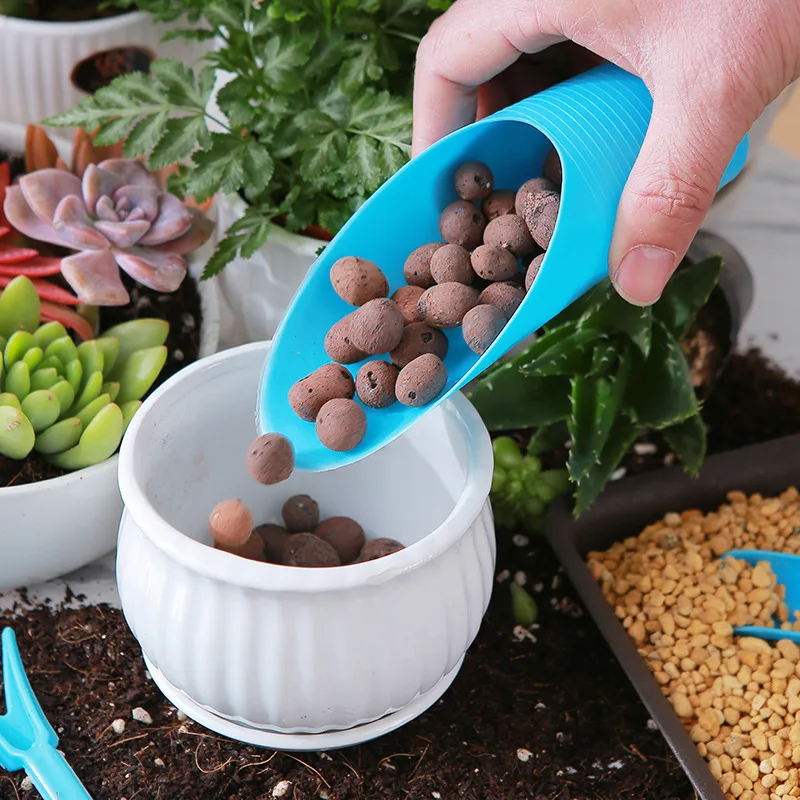 3pcs Circular shovel, succulent shovel, soil cup, gardening bucket shovel, plastic shovel, household gardeningvegetable planting thumbnail 2
