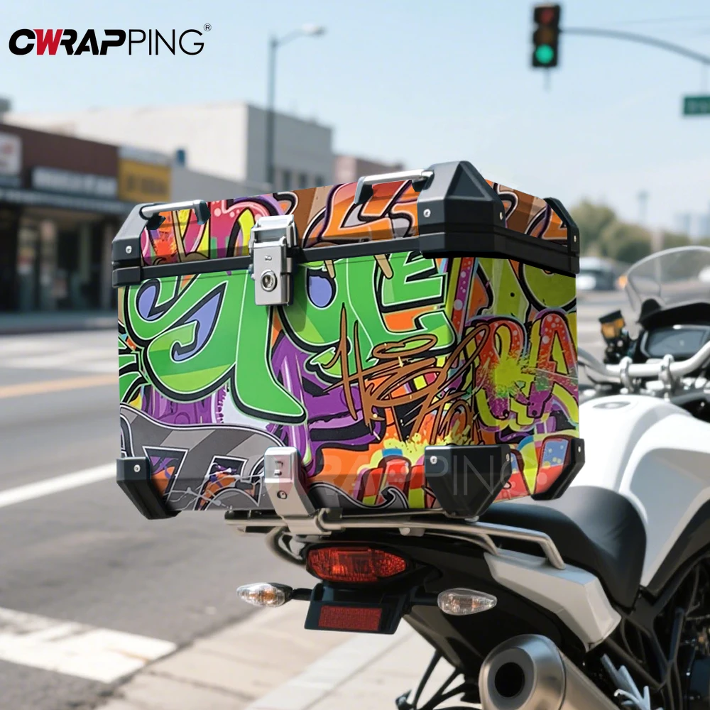 Waterproof Auto Decoration DIY Car Accessory Graffiti Printing Funny Stickers for Car Wrapping Film Vinyl Wrap Motorcycle Helmet thumbnail 5