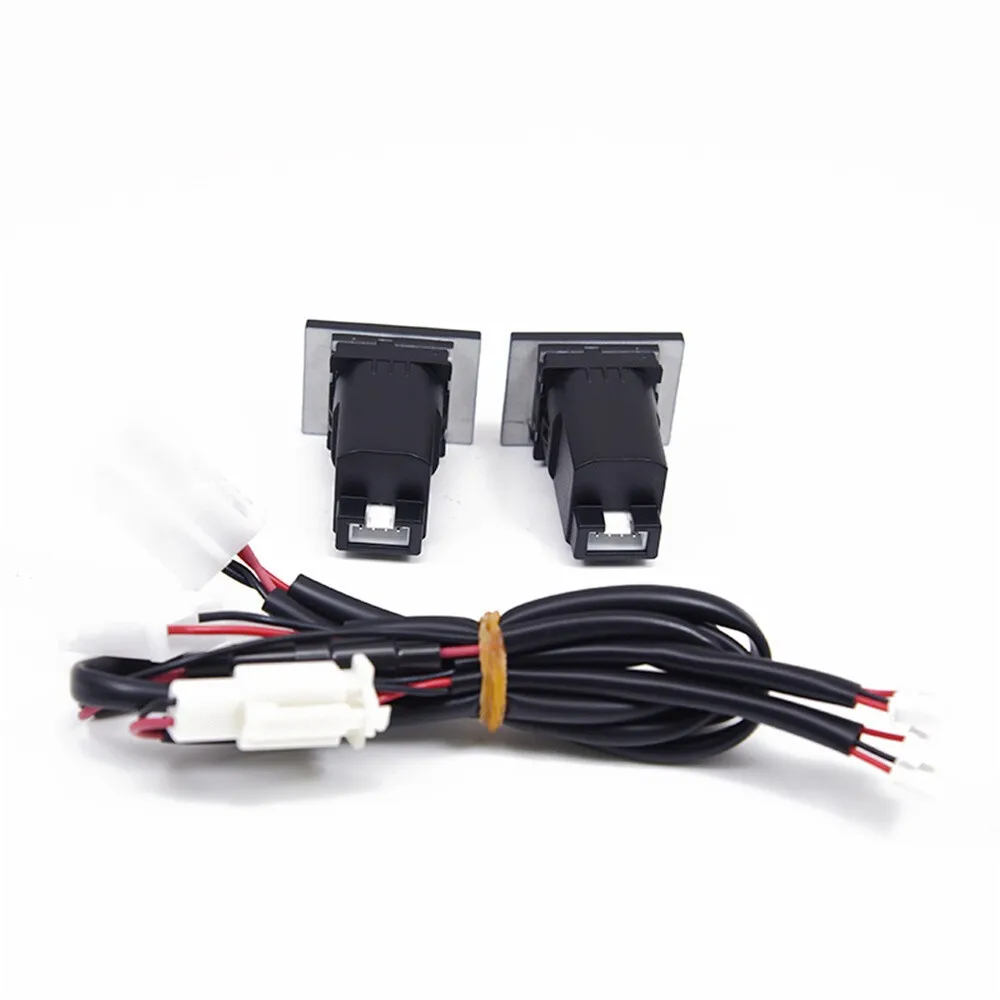 Car  USB-A QC3.0 USB-C PD Dual Port Charger Socket Panel Phone Charger Modification Accessory for Ford Focus MK2 2009-2011 thumbnail 3