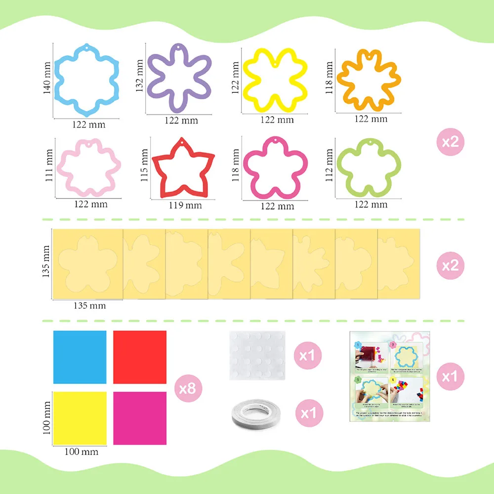 15Pcs/set Kids Paper Cutting Kit Window Wall Art Craft Supplies for DIY Paper Cutting Party Decorations Set Birthday Party Suppl thumbnail 2