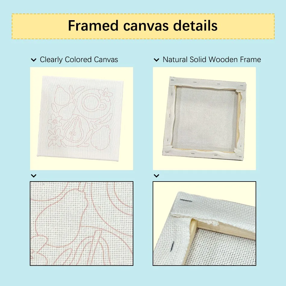PhotoCustom Framed Elephant Punch Needle Embroidery Handiwork Art Adult Hobbies Animal Punch Needle Kits Adults Wall Decor Embro thumbnail 4