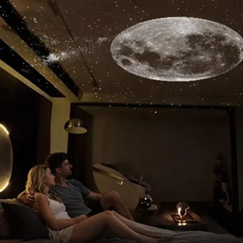 Mini Galaxy Star Projector Two In One Night Light Home Background Atmosphere Light Bedroom Car Decoration Children's Gift thumbnail 3