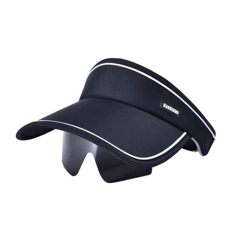 Summer Men's Womens UV Protection Sun Visor Baseball Cap with Sunglasses for Outdoor Sports Goggles with Cap thumbnail 6