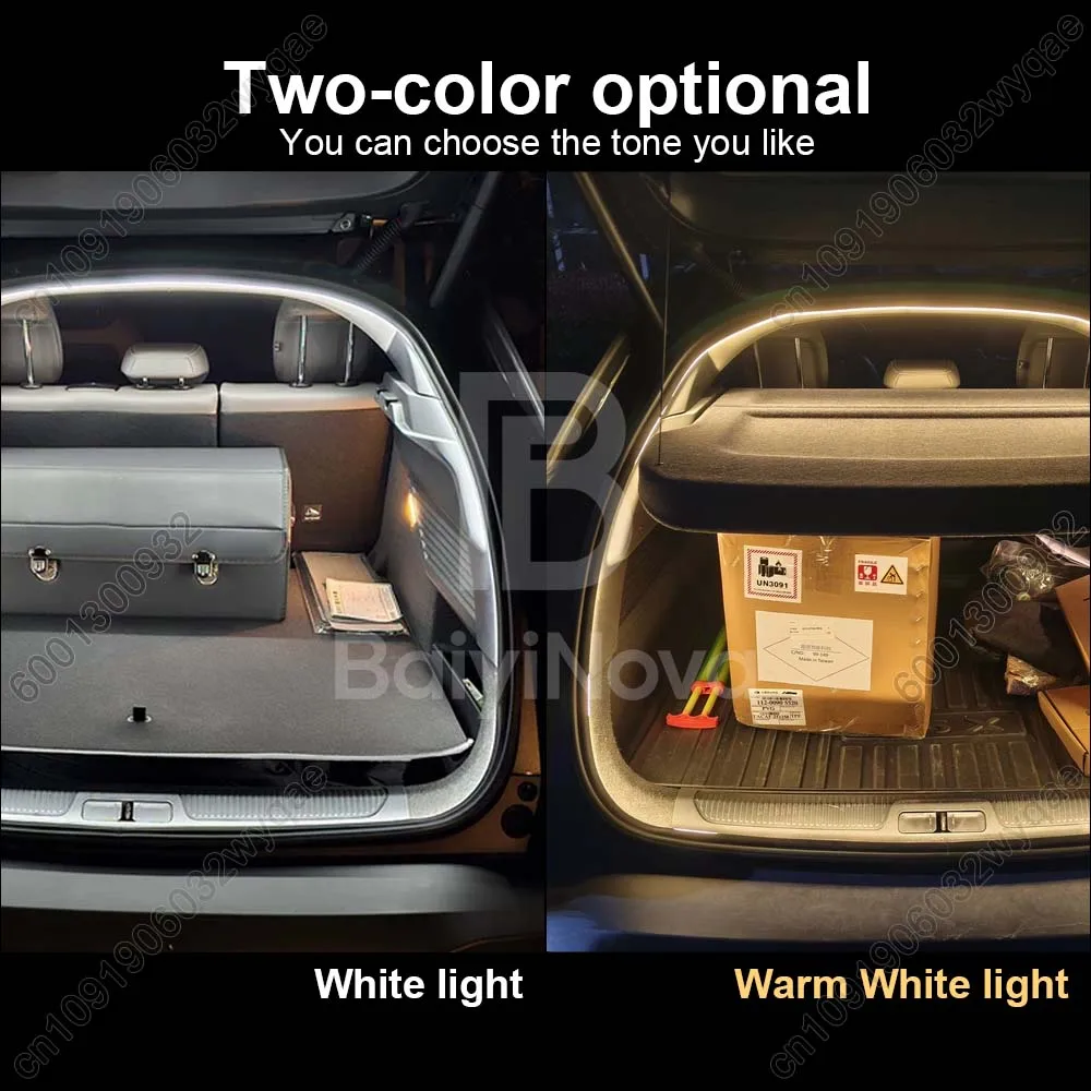 Customized Car trunk light For Cadillac CT4 CT5 CT6 ATSL XTS, Plug & play Tailgate LED atmosphere light, Car decor accessories thumbnail 5