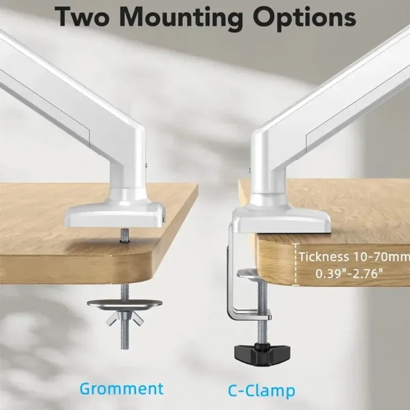 Versatile Height Adjustable Universal Single-Screen Stand Desk Computer Monitor Stand for Desktop Installation laptop thumbnail 6