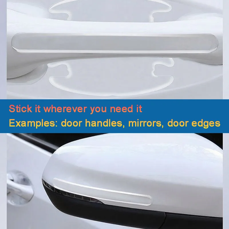 car accessories door bowl,handle transparent silicone protective patch,for bmw M pegatina X1 X3 X4 X5 X6 X7 e46 e90 f20 e60 e39 thumbnail 4