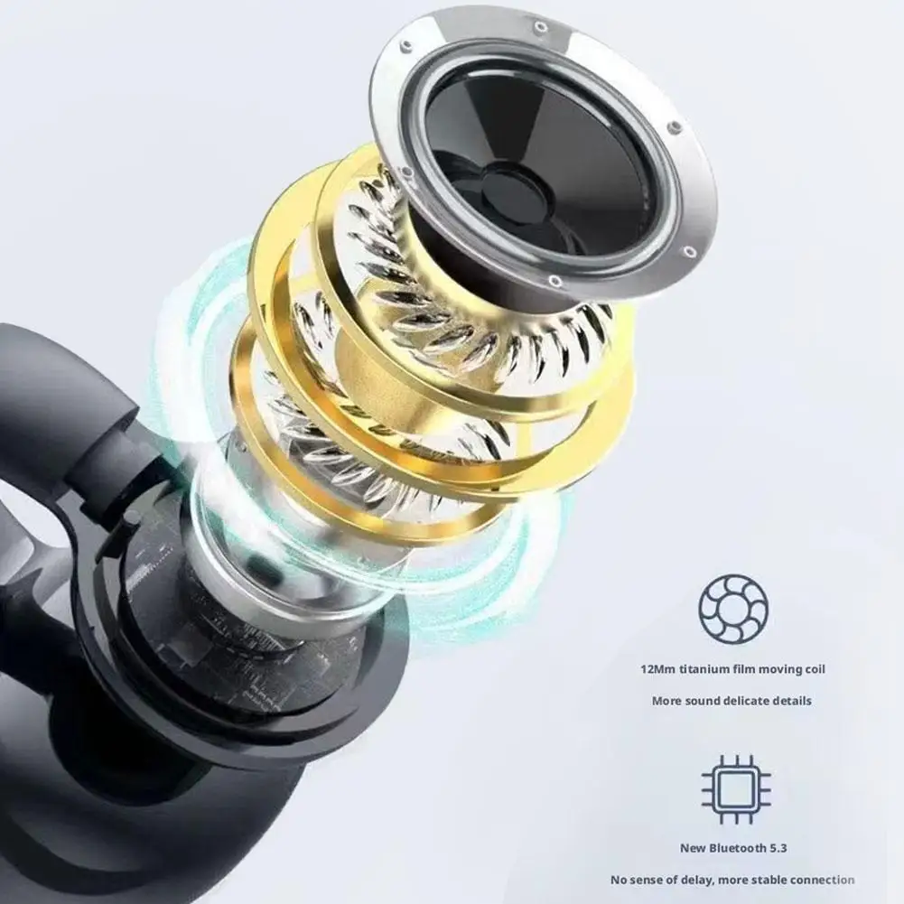 Open-Ear Air Conduction Earbuds Single Headphone Open-Ear Air Conduction Earbuds Waterproof Sport/Running Mini Earphone thumbnail 2