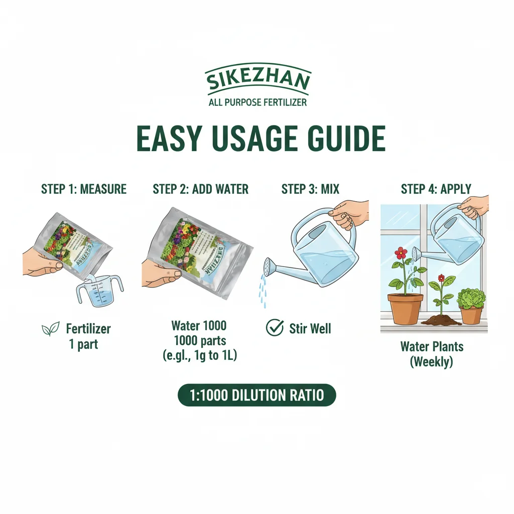 15 15 15 NPK All Purpose Fertilizer Balanced Nutrients Food for Indoor Outdoor Plants Flowers Vegetables Garden Supplement thumbnail 5