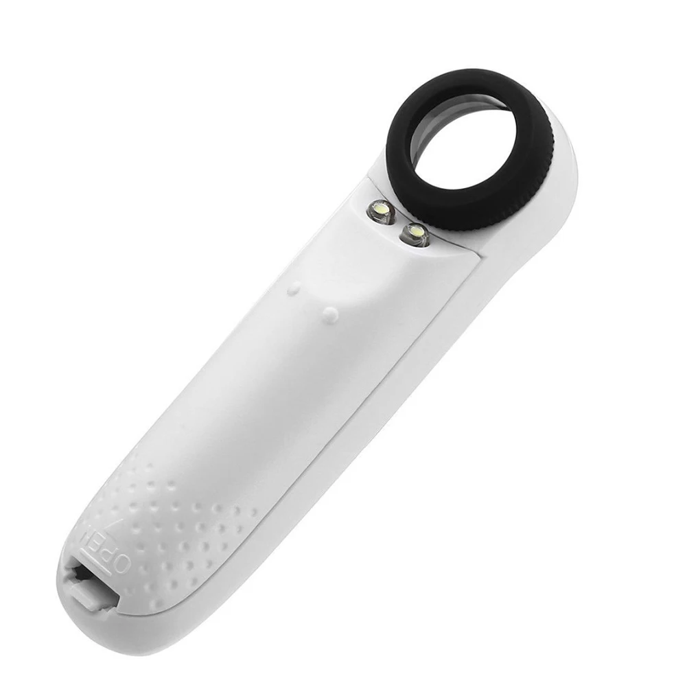 40X 3.5mm Handheld LED Magnifying Glass Loupe With Light For Circuit Boards Hallmarks Jewelry Inspection Microscope Tool thumbnail 5