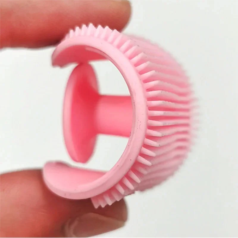 1/3 Pcs Silicone Shampoo Brush for Baby Infant Bathing Soft Silicone Boys Kids Shower Brush Head Hair Washing Massage Wipe Comb thumbnail 6