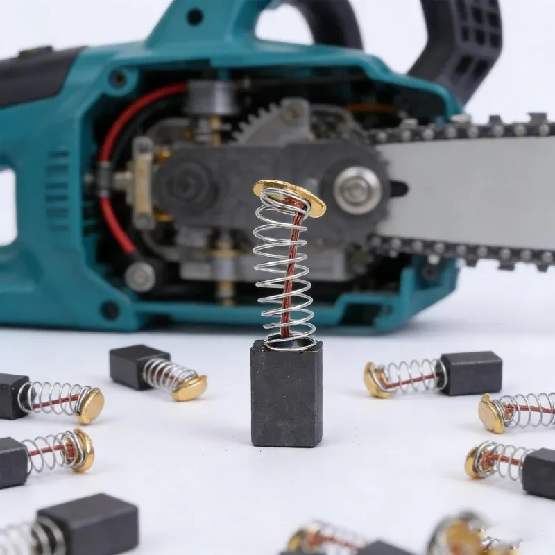 100/50pcs Motor Carbon Brush Set Replacement Parts Carbon Brush Electric Hammer Cutting Polishing Machine Power Tool Accessories thumbnail 3