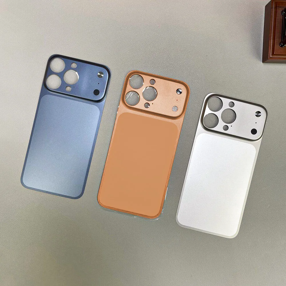 Converter Back Plate For iPhone 13/14/15/16 Pro/Pro Max to iPhone 17 Pro/17 Pro Max Alloy Frame Metal Backplane Glass Lens Film thumbnail 6