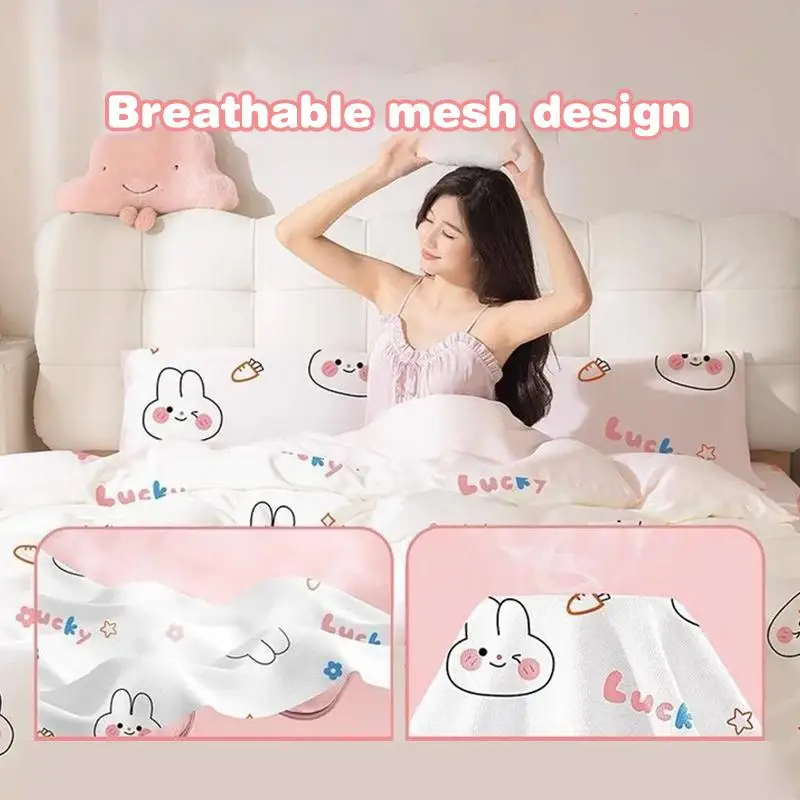 2026 NEW Extra Thick Disposable Bedding Set 3/4 Piece Disposable Sheets Duvet Cover Pillowcase for Travel Hotel Home Use thumbnail 3