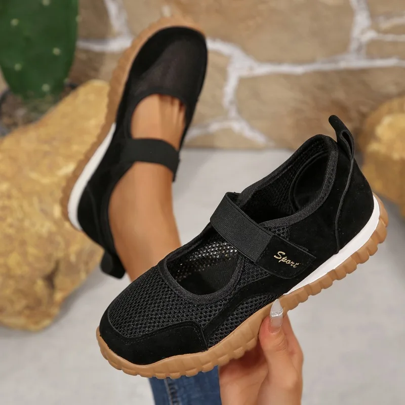 New Women Sneakers Casual Comfortable Loafers Breathable Mesh Designer Shoes Fashionable Versatile Soft Soled Women's Sneakers thumbnail 4