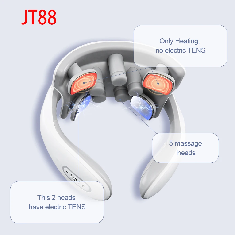 TENS Pulse Back Neck Massage 4 Models EMS Electric Smart Shoulder Cervical Massager Relaxation Muscle Beating Health Care Tool thumbnail 6