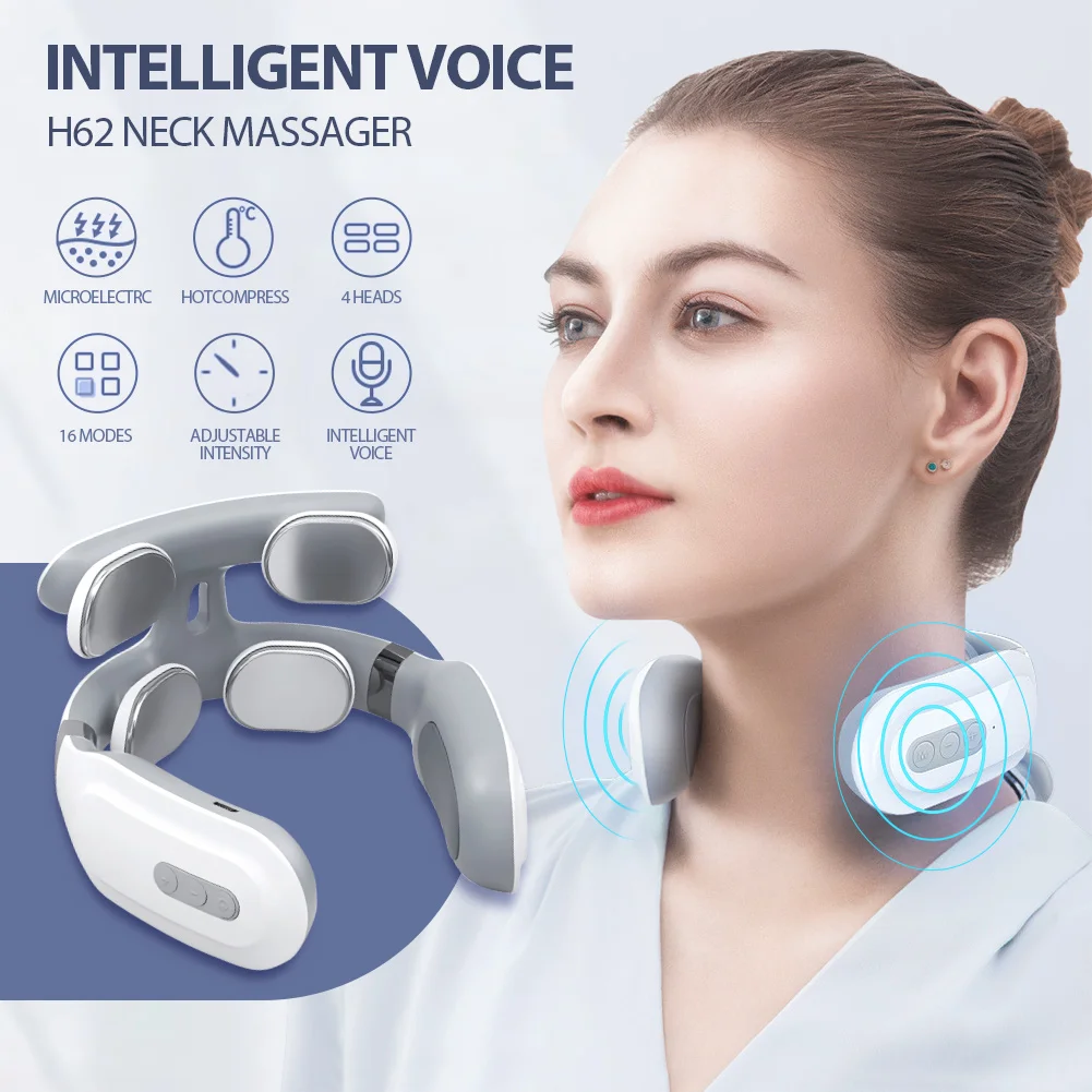 TENS Pulse Back Neck Massage 4 Models EMS Electric Smart Shoulder Cervical Massager Relaxation Muscle Beating Health Care Tool thumbnail 5
