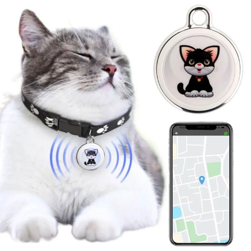 Anti-Lost GPS Tracker Locator Finder Bluetooth-compatible Smart Activity Tracker for Dogs Cats Kids Pets Keychain Wallet Luggage thumbnail 2