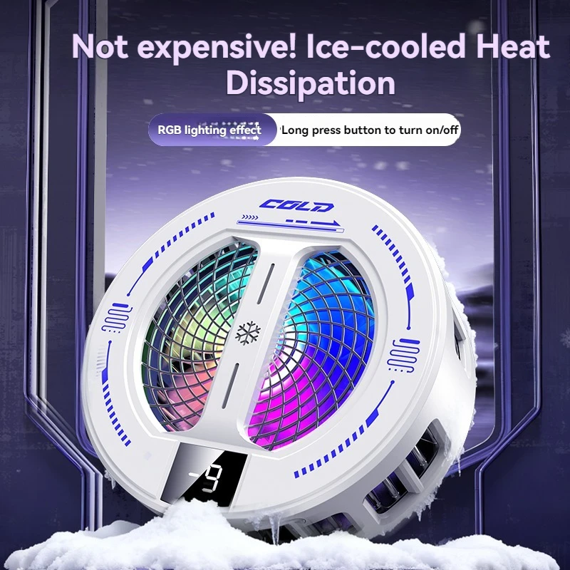 K36 Semiconductor Magnetic Phone Cooler Fast Heat Dissipator Universal for Gaming iPhone 16 15 14 13 12 Pro Max Samsung S25 iPad thumbnail 3