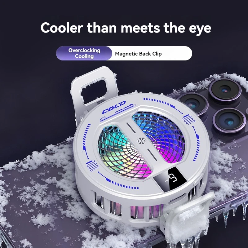 K36 Semiconductor Magnetic Phone Cooler Fast Heat Dissipator Universal for Gaming iPhone 16 15 14 13 12 Pro Max Samsung S25 iPad thumbnail 5