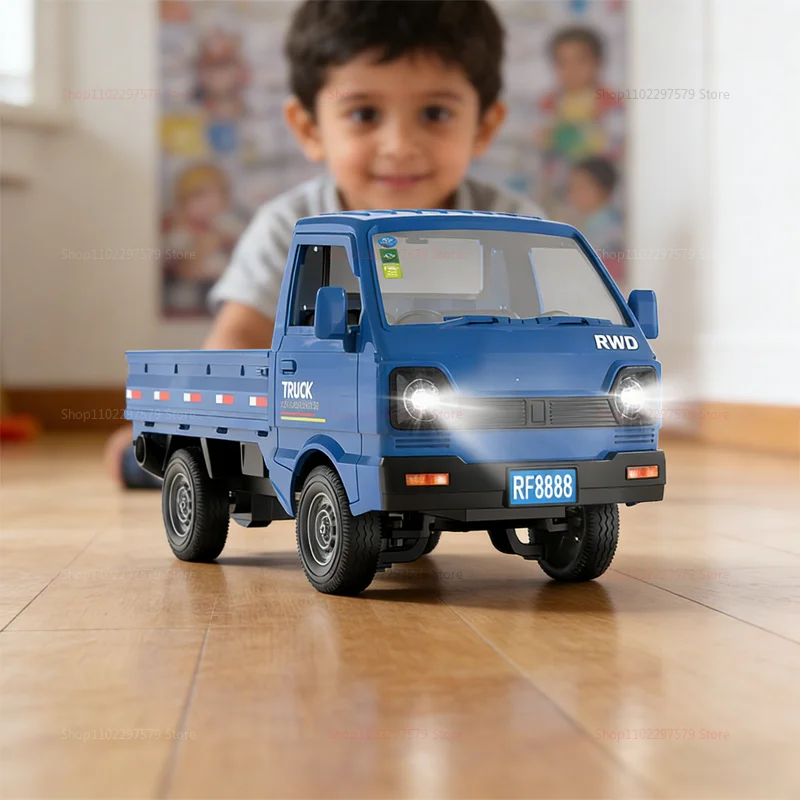 Hot RC Drift Climbing Car 1:18 Remote Control Off Road Truck With Spray Lights Durable Kids Toy Gift For Boys Girls Outdoor Play thumbnail 5