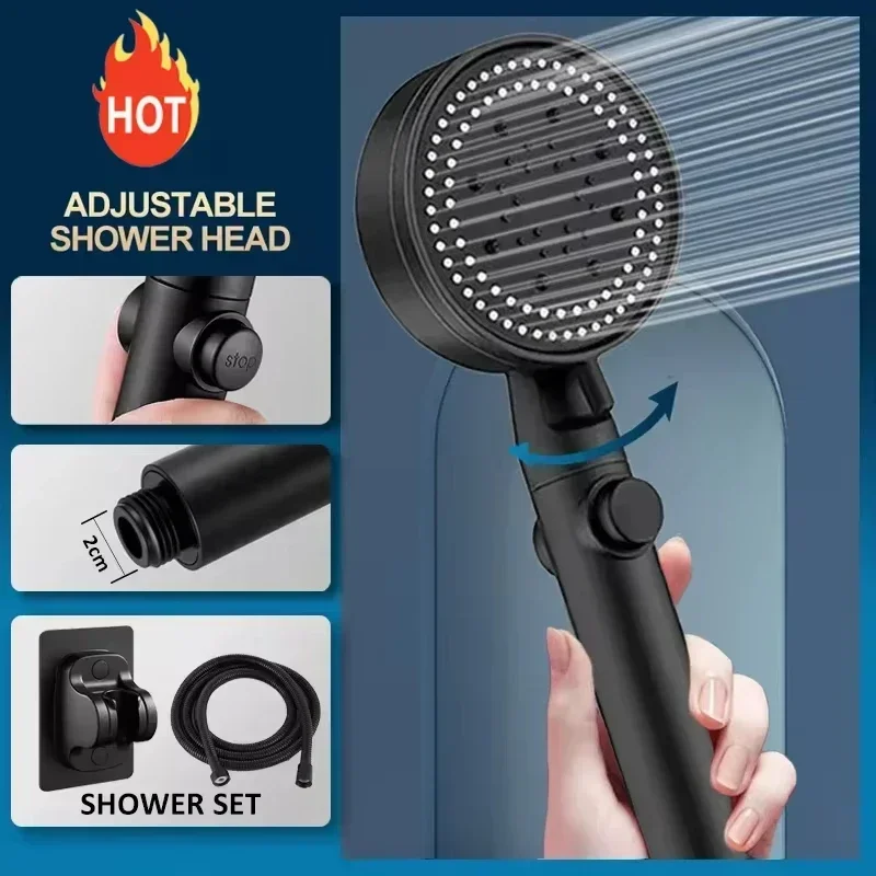 Xiaomi Shower Head Adjustable High Pressure Showerhead Handheld Spray 5 Modes Water Saving Hangable Bathroom Accessories 2026 thumbnail 4