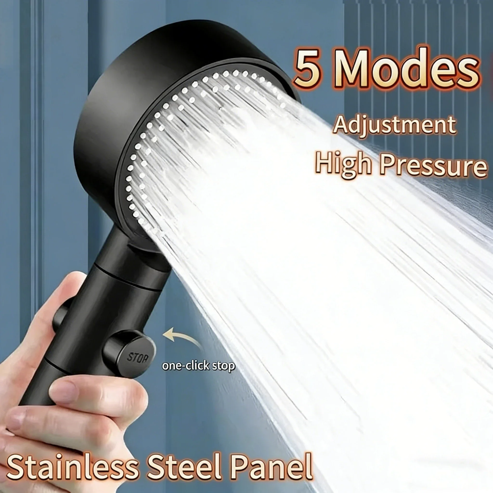 Xiaomi Shower Head Adjustable High Pressure Showerhead Handheld Spray 5 Modes Water Saving Hangable Bathroom Accessories 2026 thumbnail 2