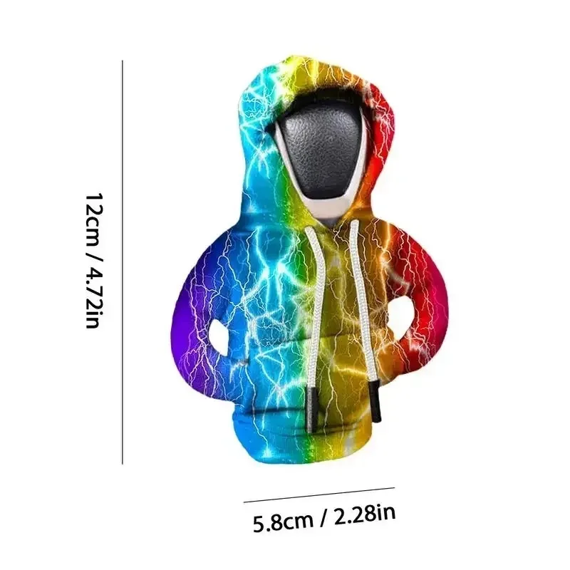 Car Hoodie Gear Shift Cover Fashion Gearshift Hoodie Car Gear Shift Knob Cover Manual Handle Gear Sweatshirt Change Lever Cover thumbnail 5
