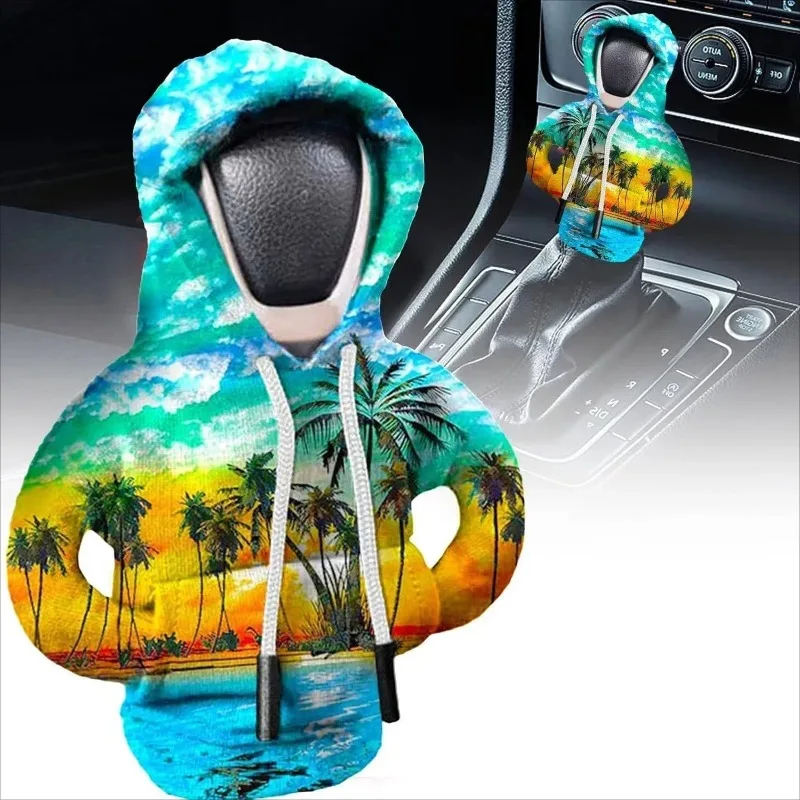Car Hoodie Gear Shift Cover Fashion Gearshift Hoodie Car Gear Shift Knob Cover Manual Handle Gear Sweatshirt Change Lever Cover thumbnail 4
