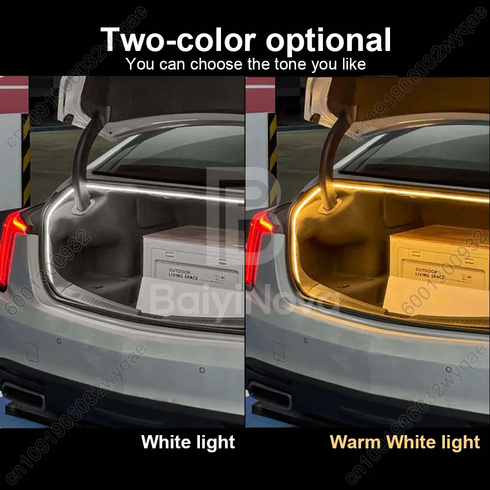 Customized For Cadillac XT4 XT5 OPTIQ LYRIQ GT4 Car trunk light, Plug & play Tailgate LED atmosphere light,Car decor accessories thumbnail 5