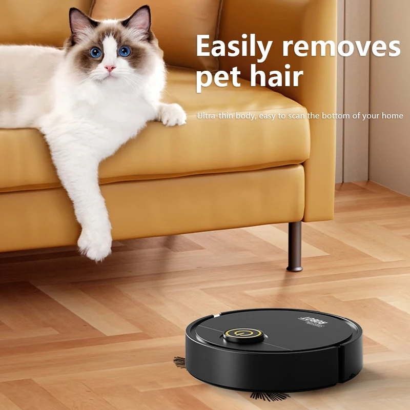 Lenovo USB Charge Sweeping Robot Intelligent Vacuum Cleaner Household Sweep Machine Dual Brush Design For Floor & Countertop thumbnail 2